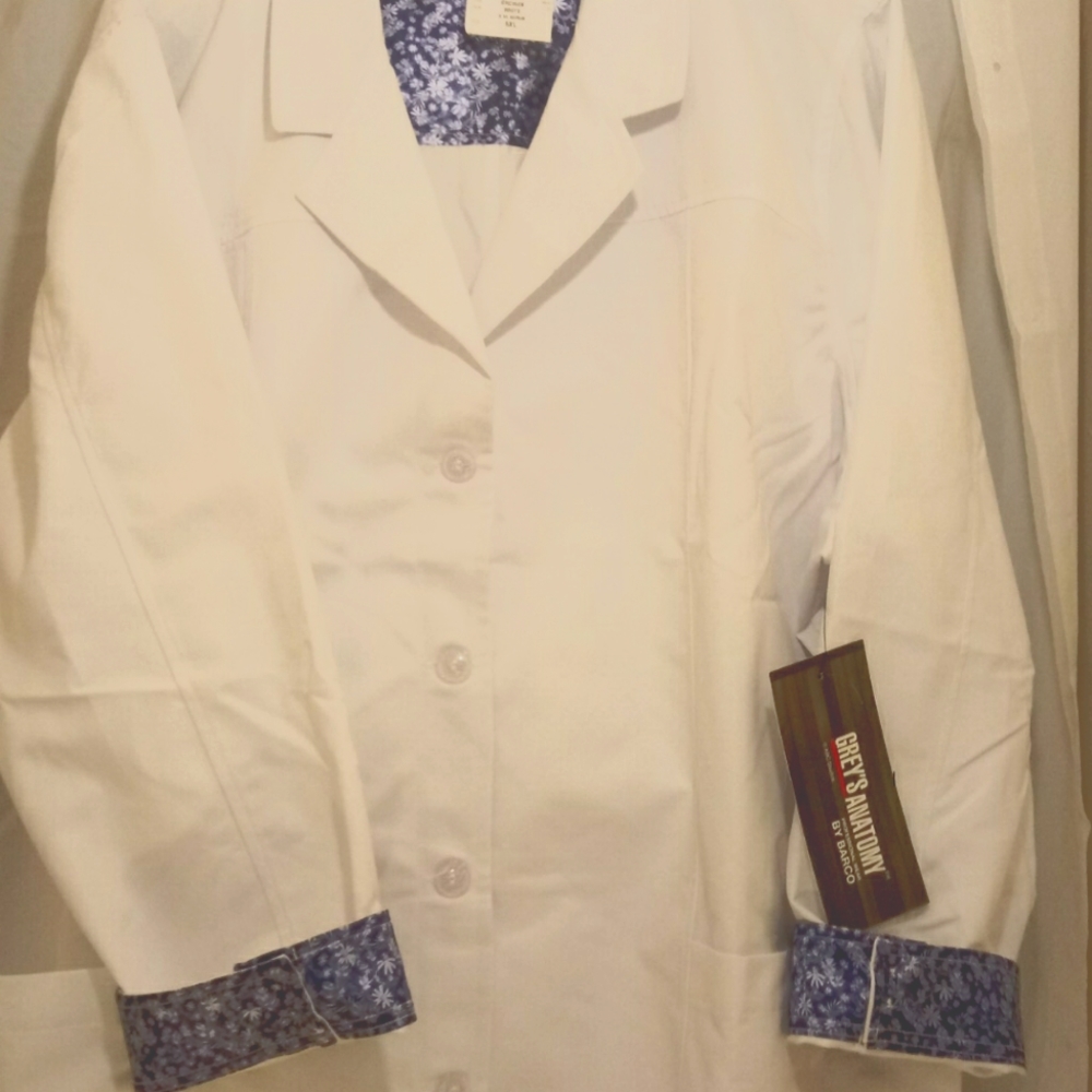 GREY'S ANATOMY MEDICAL LAB COAT BY BARCO SIZE 5X